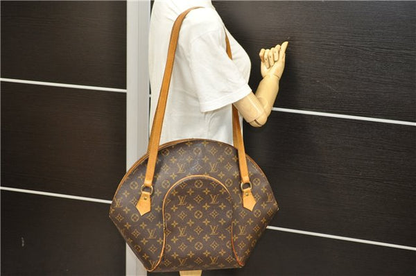 Authentic Louis Vuitton Monogram Ellipse Shopping Shoulder Bag M51128 LV 4579D