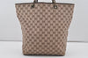 Authentic GUCCI Vintage Shoulder Tote Bag GG Canvas Leather 0021098 Brown 4581I