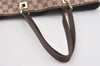 Authentic GUCCI Vintage Shoulder Tote Bag GG Canvas Leather 0021098 Brown 4581I