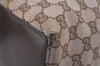Authentic GUCCI Vintage Shoulder Tote Bag GG Canvas Leather 0021098 Brown 4581I