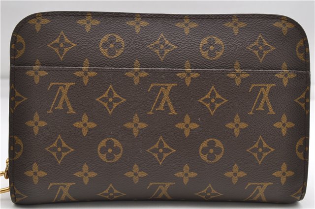 Authentic Louis Vuitton Monogram Orsay Clutch Hand Bag Purse M51790 LV 4582D