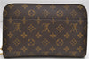 Authentic Louis Vuitton Monogram Orsay Clutch Hand Bag Purse M51790 LV 4582D