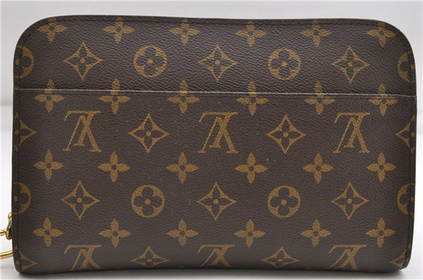 Authentic Louis Vuitton Monogram Orsay Clutch Hand Bag Purse M51790 LV 4582D