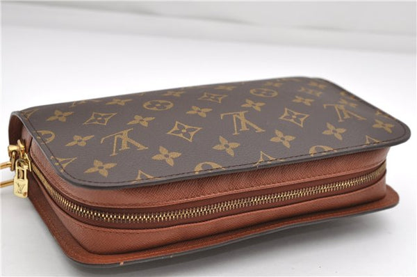 Authentic Louis Vuitton Monogram Orsay Clutch Hand Bag Purse M51790 LV 4582D