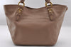 Authentic MIU MIU Vintage Leather 2Way Shoulder Hand Tote Bag Purse Beige 4583I