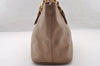 Authentic MIU MIU Vintage Leather 2Way Shoulder Hand Tote Bag Purse Beige 4583I