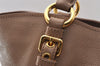 Authentic MIU MIU Vintage Leather 2Way Shoulder Hand Tote Bag Purse Beige 4583I