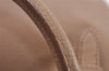 Authentic MIU MIU Vintage Leather 2Way Shoulder Hand Tote Bag Purse Beige 4583I
