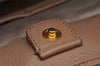 Authentic MIU MIU Vintage Leather 2Way Shoulder Hand Tote Bag Purse Beige 4583I