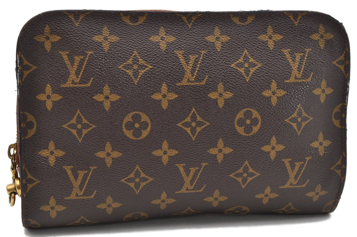 Authentic Louis Vuitton Monogram Orsay Clutch Hand Bag Purse M51790 LV 4584D
