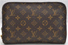 Authentic Louis Vuitton Monogram Orsay Clutch Hand Bag Purse M51790 LV 4584D