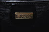 Authentic GUCCI Vintage Shoulder Cross Body Bag Purse Leather Black 4584F