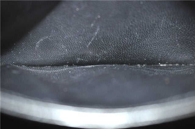 Authentic GUCCI Vintage Shoulder Cross Body Bag Purse Leather Black 4584F