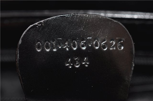 Authentic GUCCI Vintage Shoulder Cross Body Bag Purse Leather Black 4584F