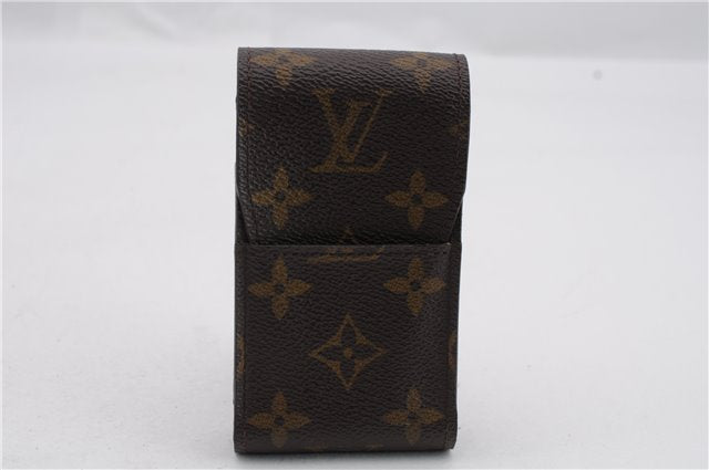 Authentic LOUIS VUITTON Monogram Etui Cigarette Case M63024 LV 4585C