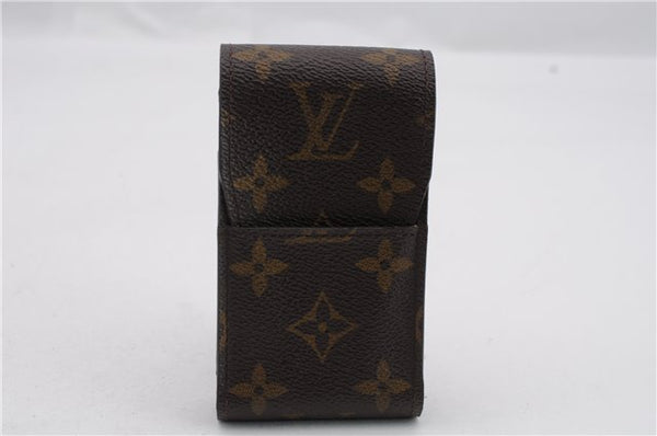 Authentic LOUIS VUITTON Monogram Etui Cigarette Case M63024 LV 4585C