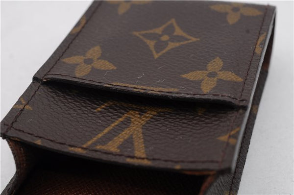 Authentic LOUIS VUITTON Monogram Etui Cigarette Case M63024 LV 4585C