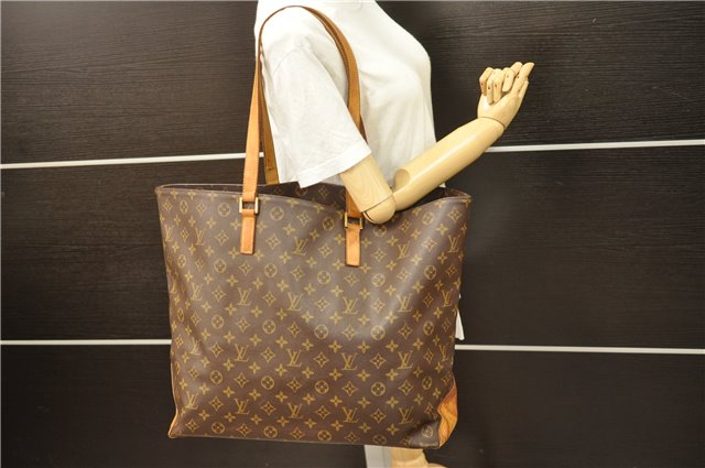 Authentic Louis Vuitton Monogram Cabas Alto Tote Bag M51152 LV 4585D