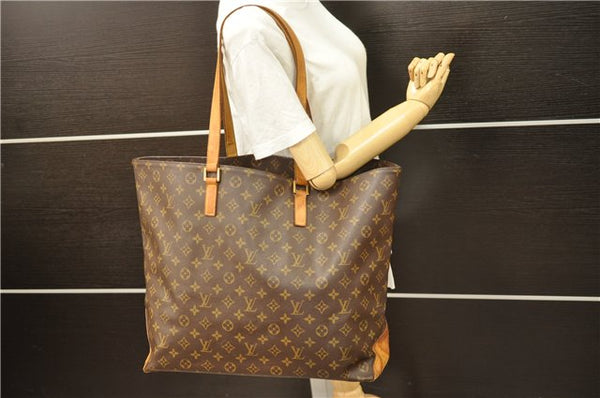 Authentic Louis Vuitton Monogram Cabas Alto Tote Bag M51152 LV 4585D