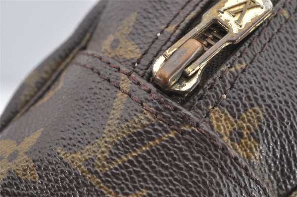 Auth Louis Vuitton Monogram Trousse Toilette 28 Clutch Hand Bag M47522 LV 4585I