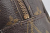 Auth Louis Vuitton Monogram Trousse Toilette 28 Clutch Hand Bag M47522 LV 4585I