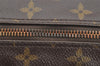 Auth Louis Vuitton Monogram Trousse Toilette 28 Clutch Hand Bag M47522 LV 4585I
