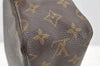 Auth Louis Vuitton Monogram Trousse Toilette 28 Clutch Hand Bag M47522 LV 4585I