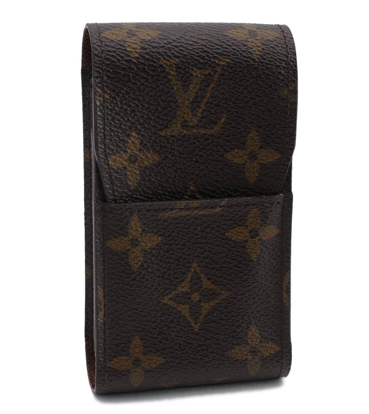 Authentic LOUIS VUITTON Monogram Etui Cigarette Case M63024 LV 4585C