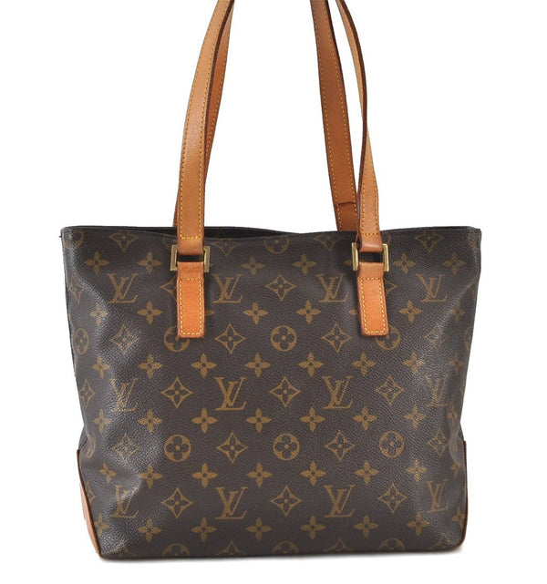 Authentic Louis Vuitton Monogram Cabas Piano Tote Bag M51148 LV 4586D