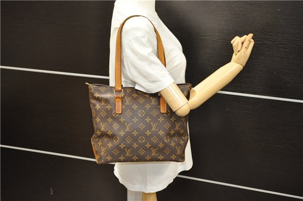Authentic Louis Vuitton Monogram Cabas Piano Tote Bag Purse M51148 LV 4587D