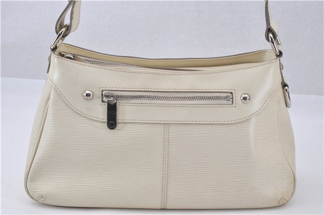 Authentic Louis Vuitton Epi Turenne PM Shoulder Bag White M5928J LV 4587F