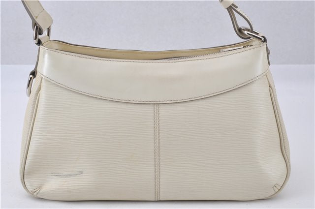 Authentic Louis Vuitton Epi Turenne PM Shoulder Bag White M5928J LV 4587F