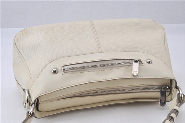 Authentic Louis Vuitton Epi Turenne PM Shoulder Bag White M5928J LV 4587F
