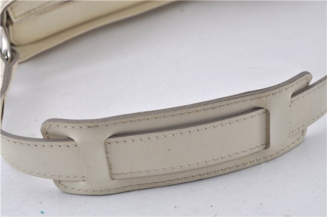 Authentic Louis Vuitton Epi Turenne PM Shoulder Bag White M5928J LV 4587F