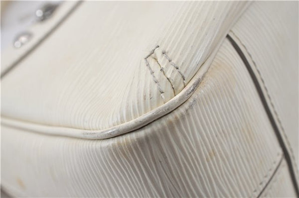 Authentic Louis Vuitton Epi Turenne PM Shoulder Bag White M5928J LV 4587F