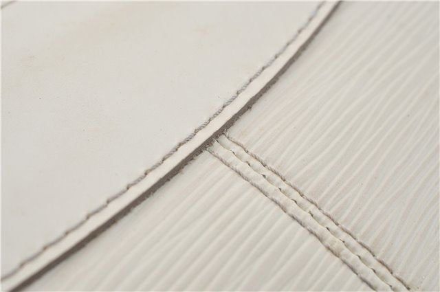 Authentic Louis Vuitton Epi Turenne PM Shoulder Bag White M5928J LV 4587F