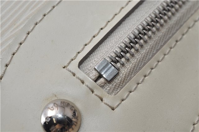 Authentic Louis Vuitton Epi Turenne PM Shoulder Bag White M5928J LV 4587F