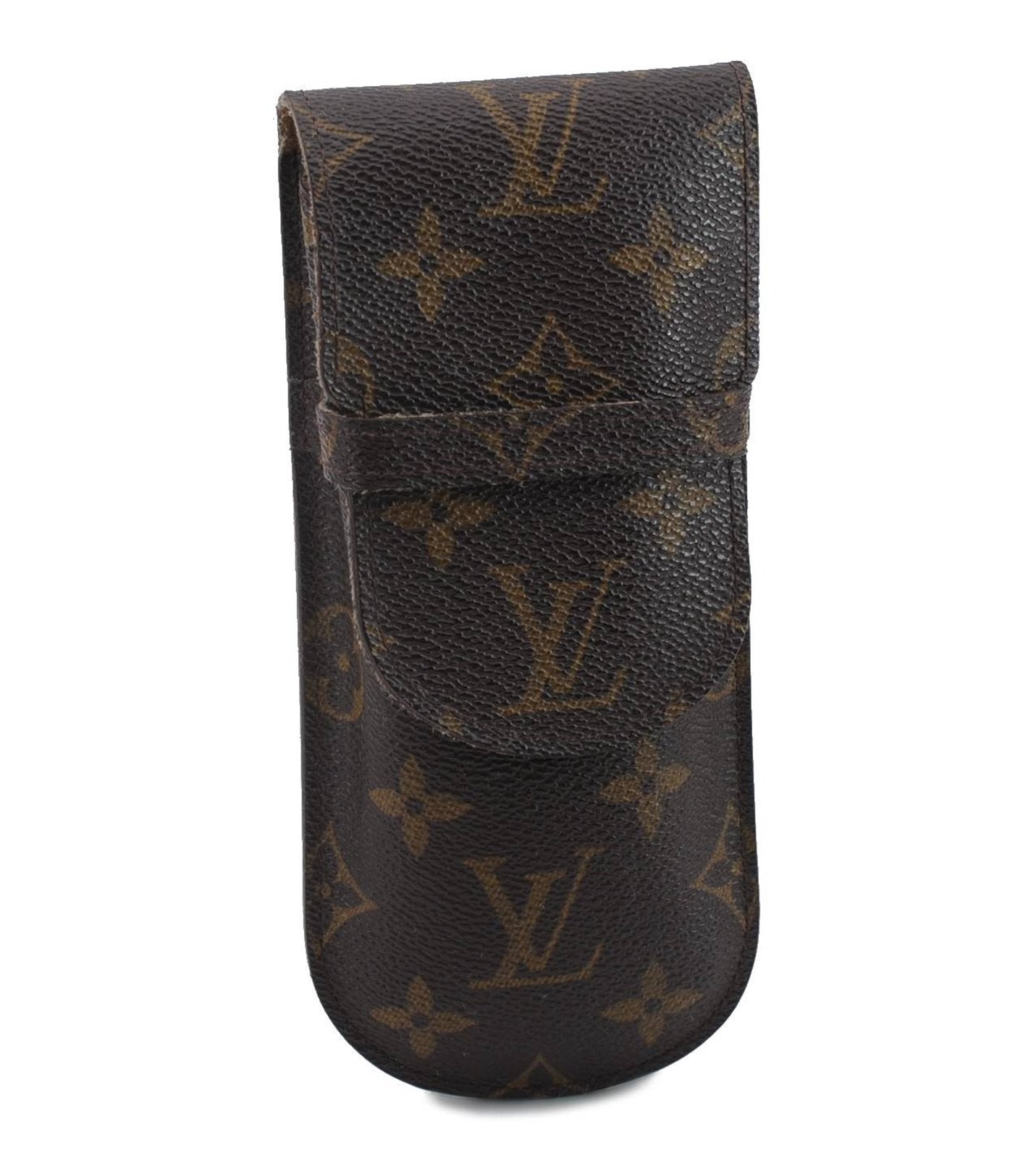 Authentic LOUIS VUITTON Monogram Etui Lunette Rabat Glasses Case M62970 LV 4587C