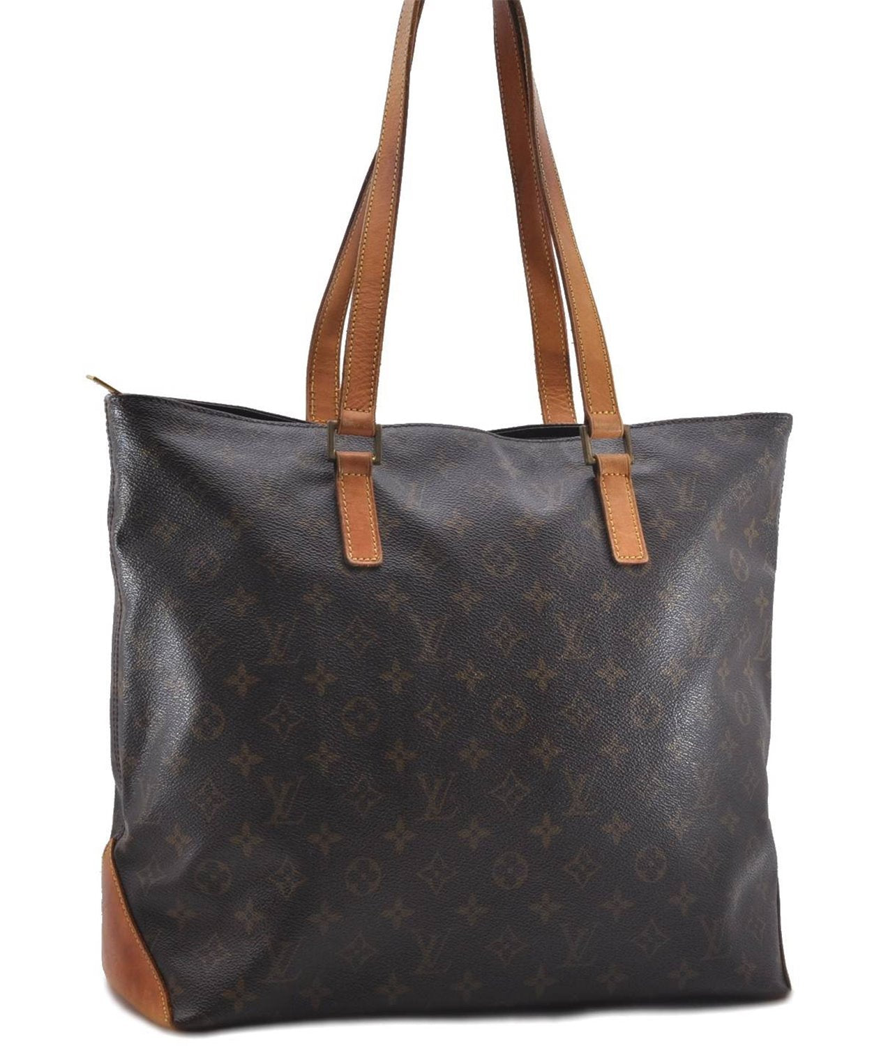 Authentic Louis Vuitton Monogram Cabas Mezzo Tote Bag M51151 LV 4588D