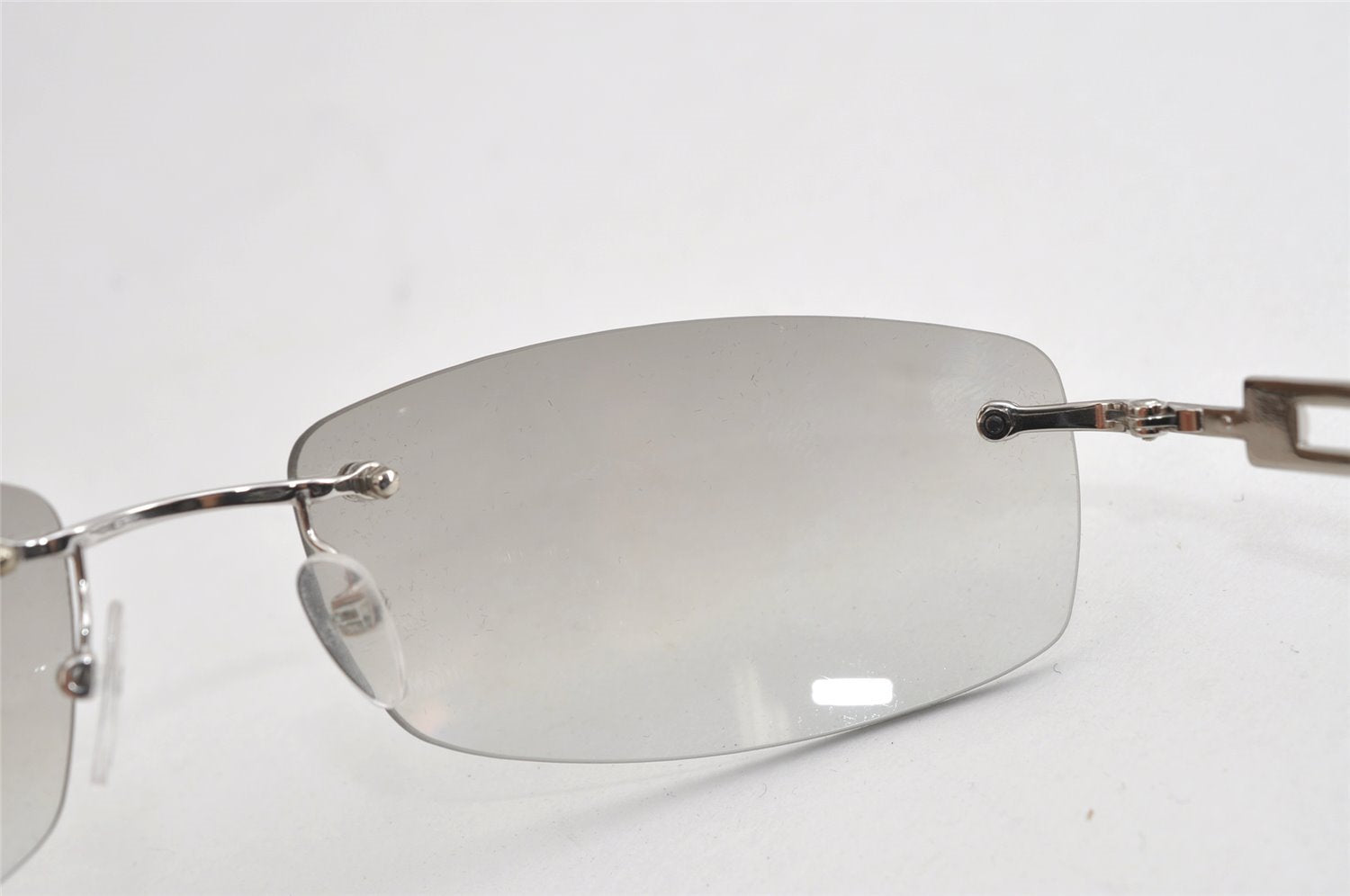 Authentic GUCCI Sunglasses Rhinestone 1784/STRASS Titanium Silver 4588I