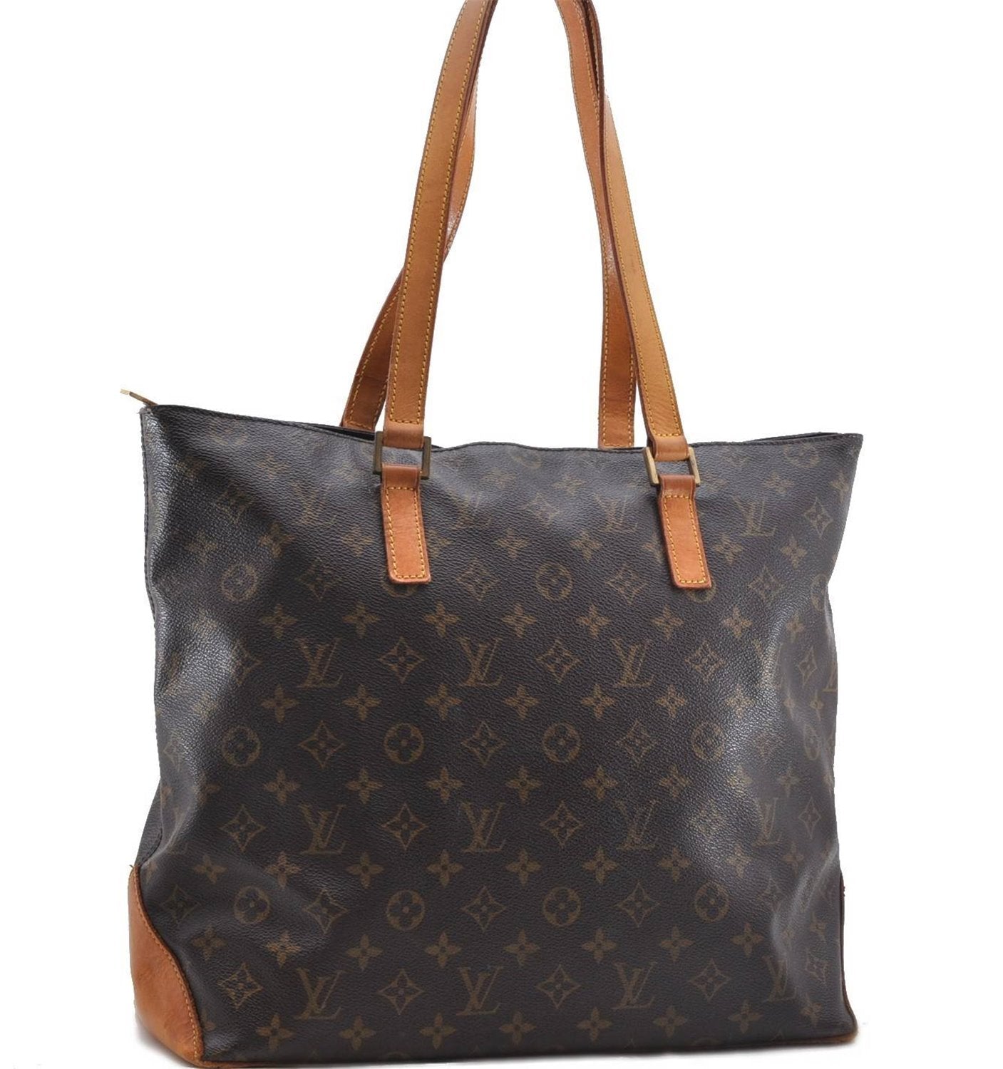 Authentic Louis Vuitton Monogram Cabas Mezzo Tote Bag M51151 LV 4589D