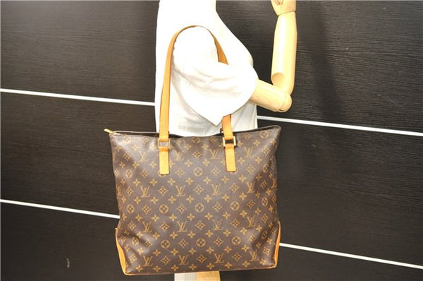 Authentic Louis Vuitton Monogram Cabas Mezzo Tote Bag M51151 LV 4589D