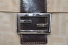 Authentic FENDI Zucca Mamma Baguette Shoulder Bag Canvas Leather Beige 4589I