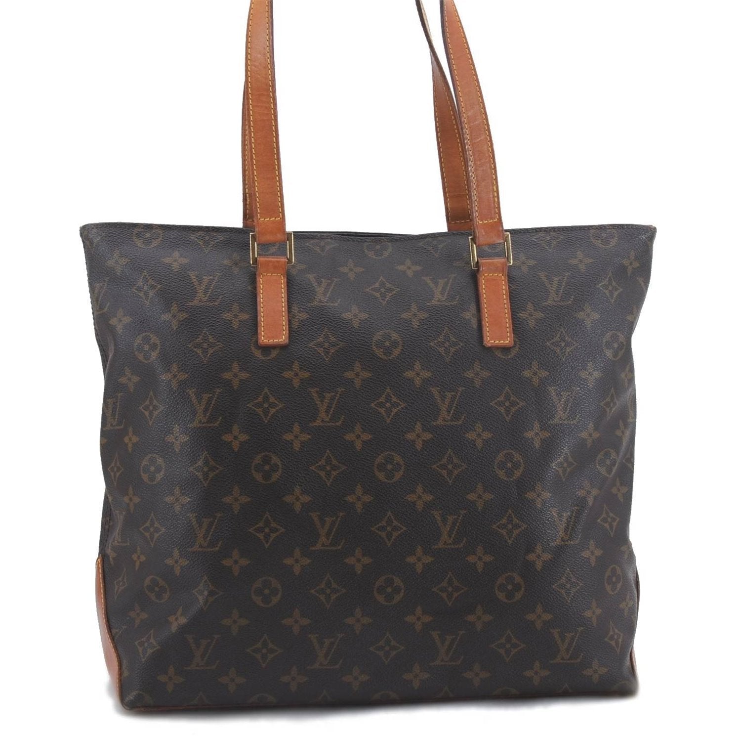 Authentic Louis Vuitton Monogram Cabas Mezzo Tote Bag M51151 LV 4590D