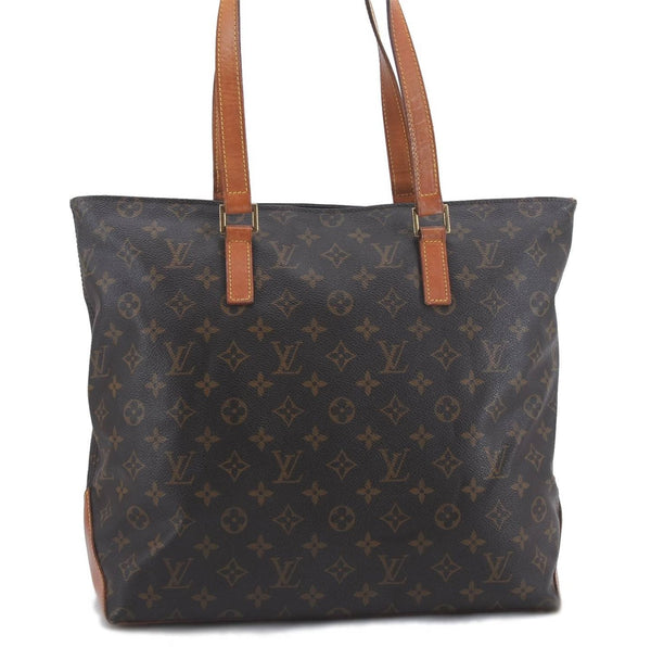 Authentic Louis Vuitton Monogram Cabas Mezzo Tote Bag M51151 LV 4590D