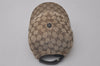 Authentic GUCCI Web Sherry Line Cap GG Canvas Leather Size M 200035 Brown 4590I