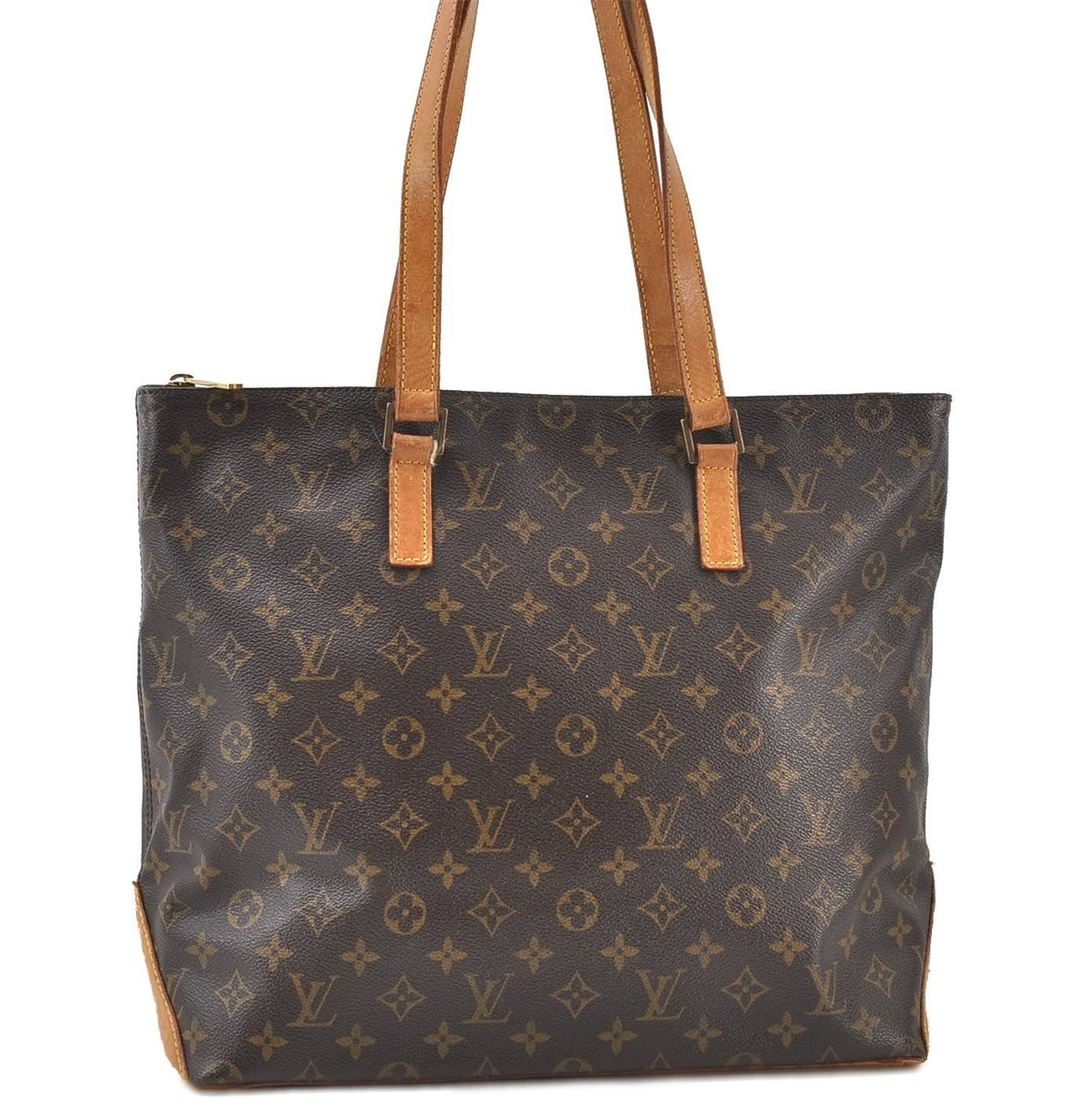 Authentic Louis Vuitton Monogram Cabas Mezzo Tote Bag M51151 LV 4591D