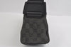 Authentic GUCCI Vintage Shoulder Hand Bag GG Canvas Leather 92697 Black 4591I