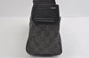 Authentic GUCCI Vintage Shoulder Hand Bag GG Canvas Leather 92697 Black 4591I