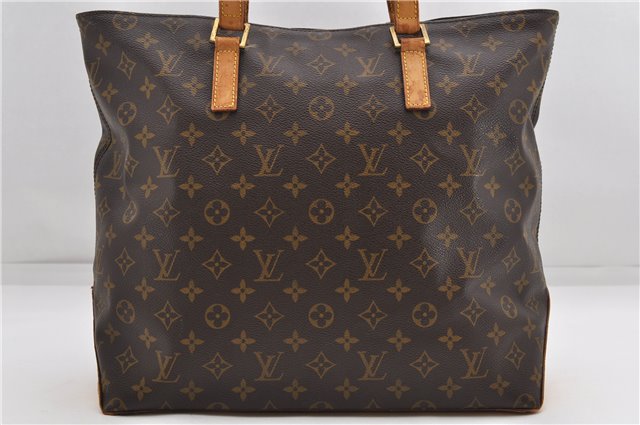 Authentic Louis Vuitton Monogram Cabas Mezzo Tote Bag M51151 LV 4592D